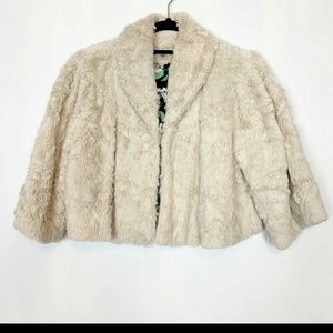 CAbi - Faux Fur Cropped Jacket